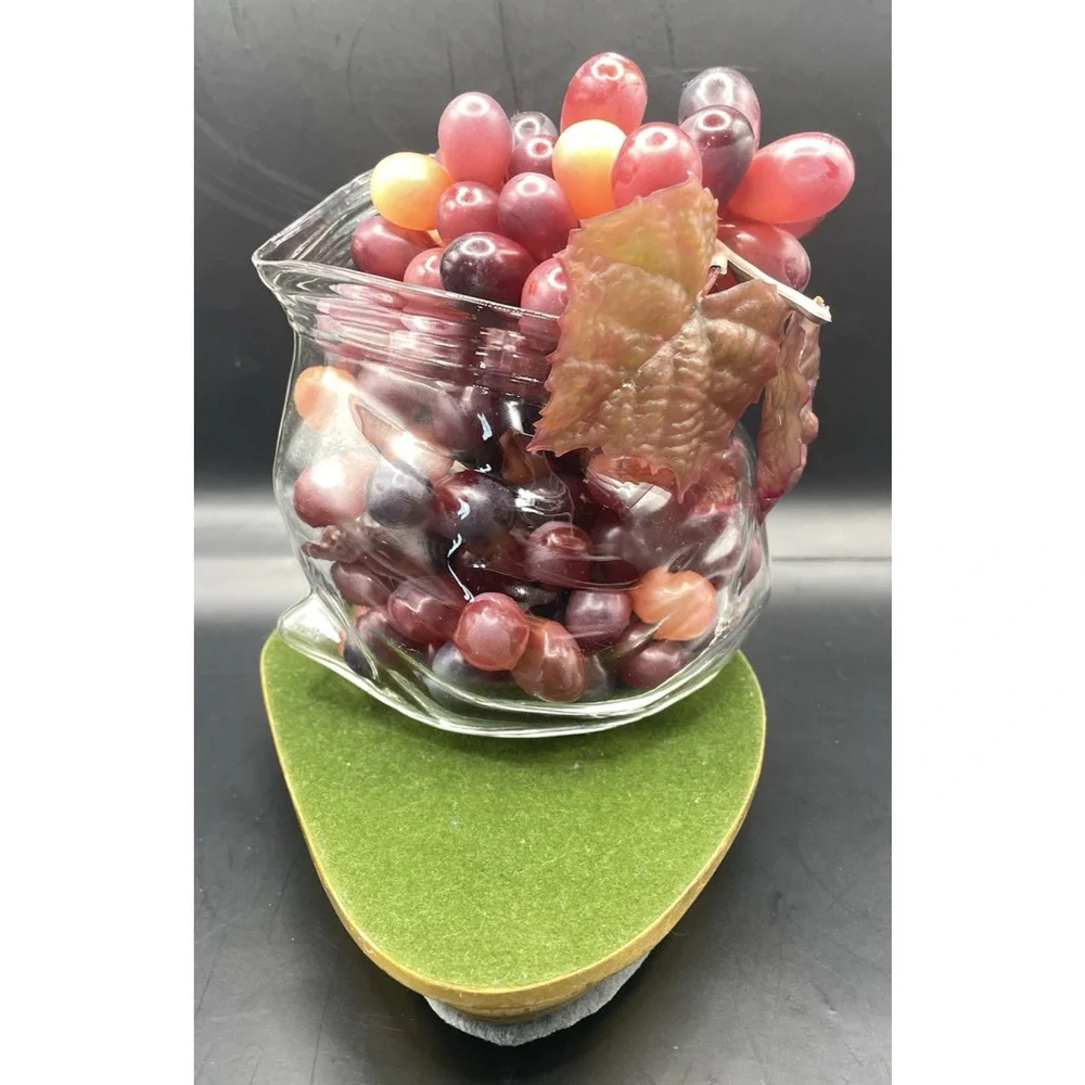 Dainty Realistic Unzipped Glass Sack Bag/Bowl/Jar